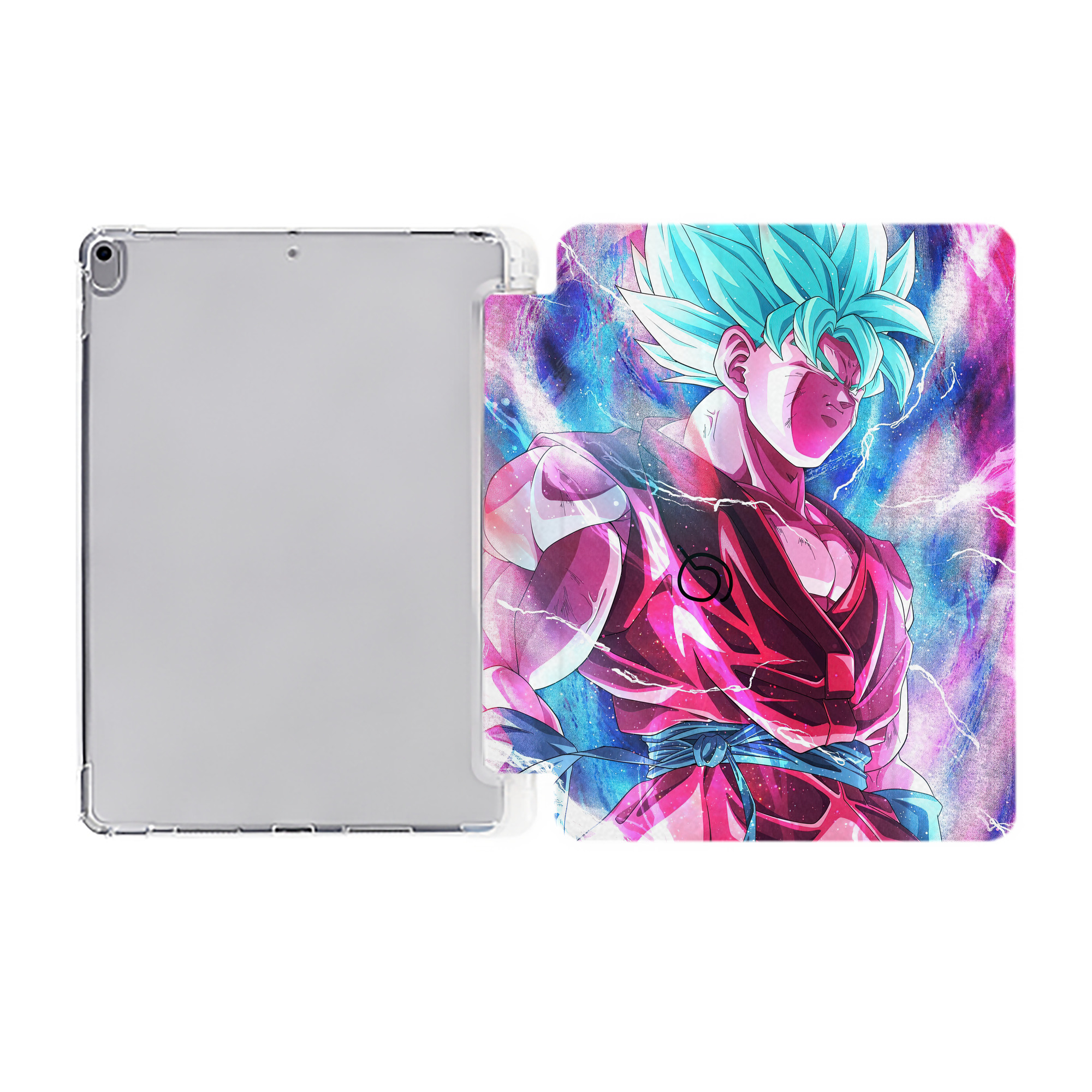 （画像用） ドラゴンボール DRAGON BALL IPad ケース ペン収納付き 三つ折りスタンド PUレザー×シリコン 対応機種9.5/10.5/10.9インチ